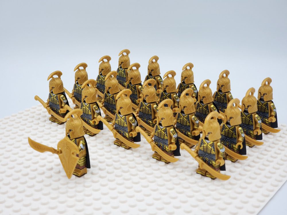 Lord the Rings Elves High Two-Hand Swords Minifigure Set 21pcs - Image 3