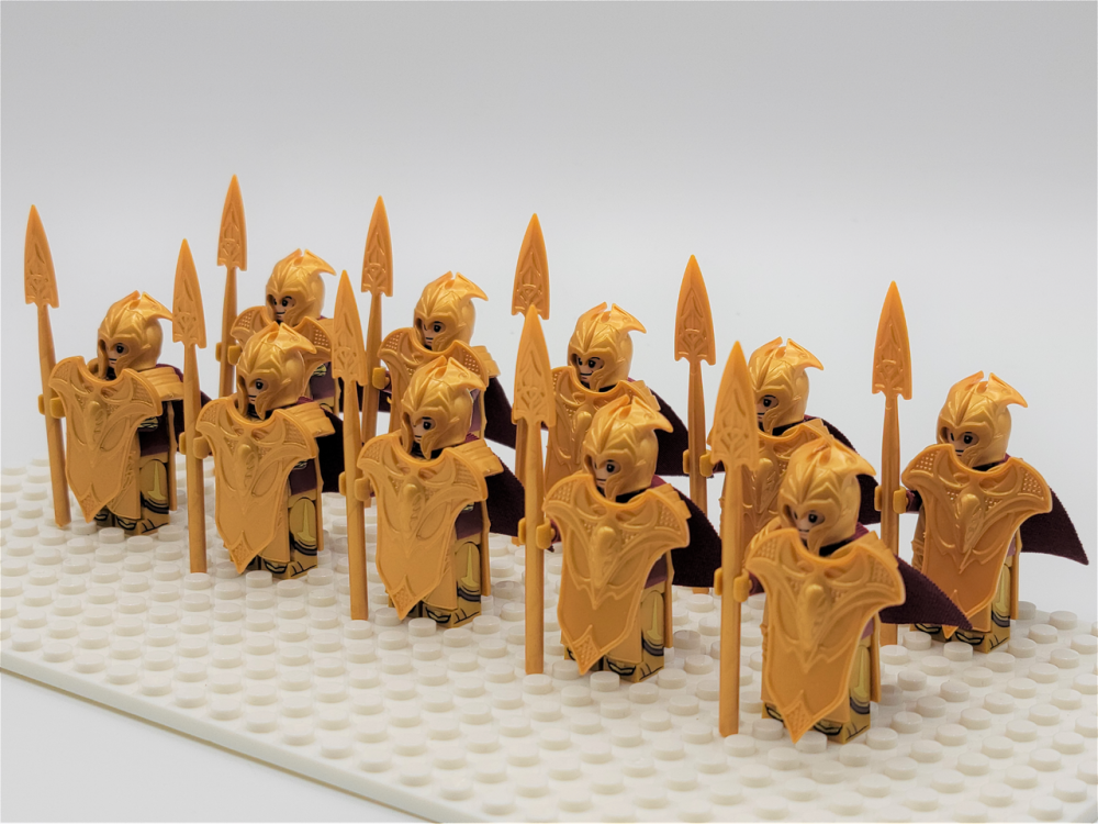 Lord the Rings Mirkwood Elves Spears Minifigure Set 10pcs - Image 3