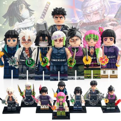 Demon Slayer: Kimetsu no Yaiba Anime Minifigure Set of 8pcs