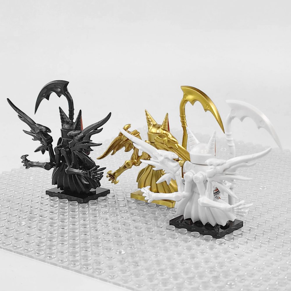 Batman Hellbat Heavy Armour White Black Gold Minifigure Set 3pcs - Image 5