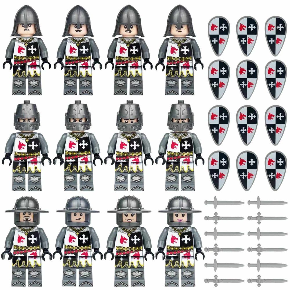 black-falcon-medieval-castle-knights-minifigure-set-of-12pcs
