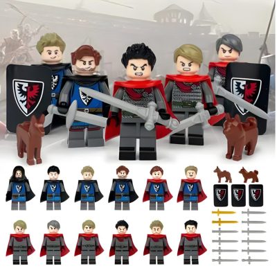 black-falcon-medieval-castle-knights-minifigure-set-of-12pcs