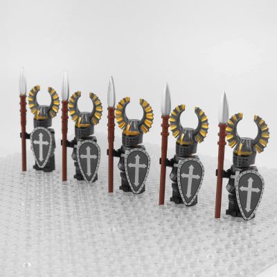 crusades-knights-hospitaller-elite-spears-minifigures-set-of-5pcs-spear-and-shield