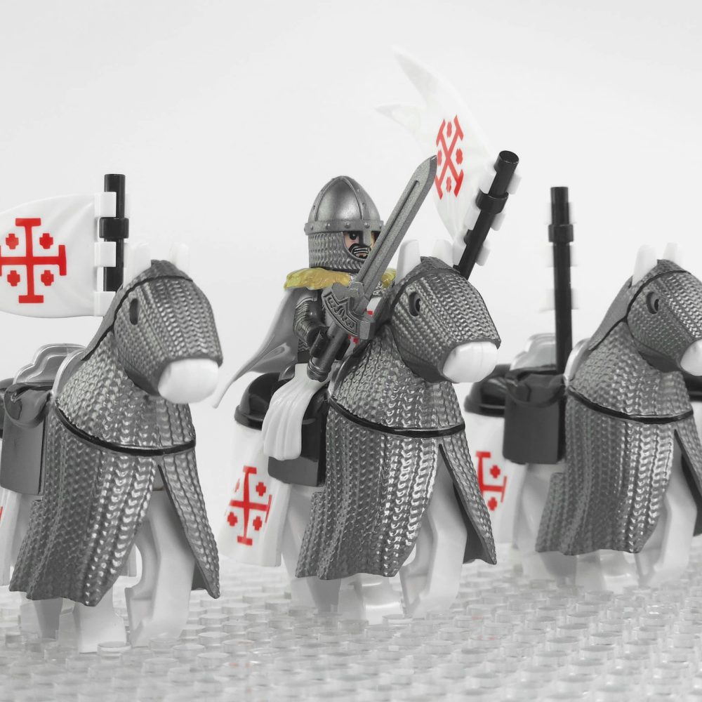 crusades-mounted-holy-sepulchre-knights-armored-warhorse-minifigure-set-of-10pcs-with-assortment-of