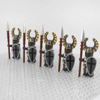 crusades-teutonic-knights-elite-spears-minifigures-set-of-5pcs-with-spear-and-shield