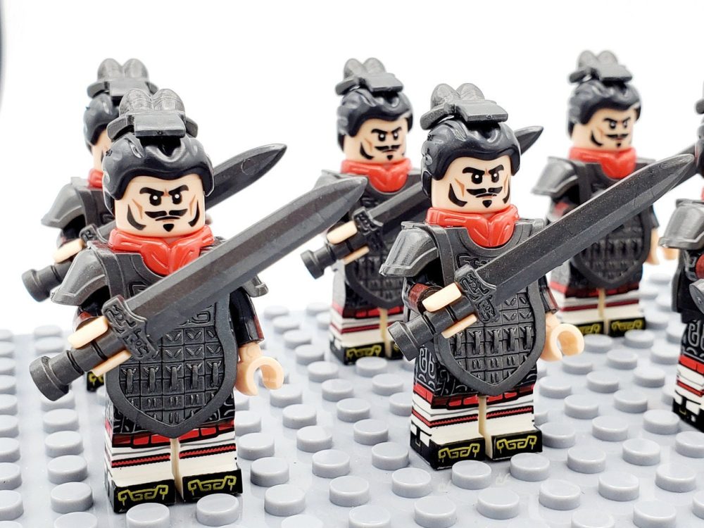 Qin Empire Swordsmen Soldiers Minifigures Set of 10pcs - Image 4