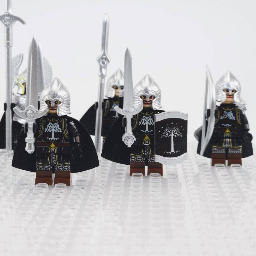 Lord the Gondor Military Fountain Guard Minifigure Set 9pcs - Image 5
