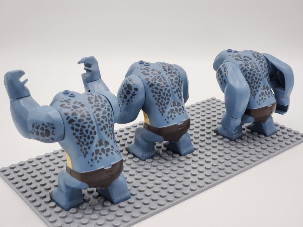 Lord the Rings Cave Trolls Minifigures Set 3pcs (9cm Maxifigures) - Image 5