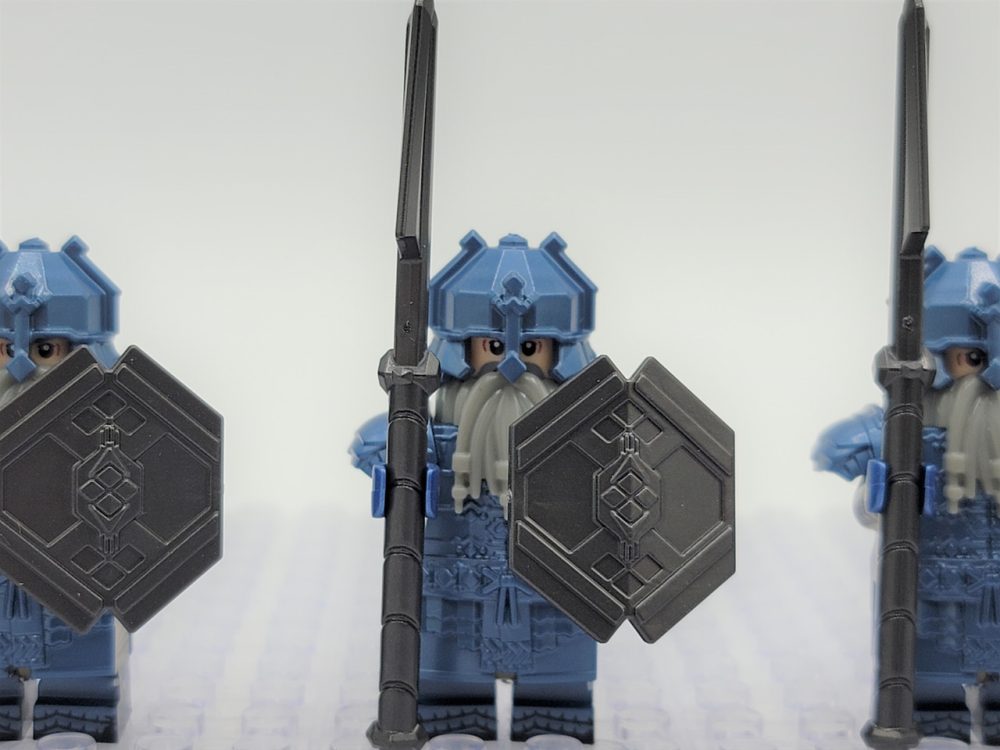 Lord the Rings Erebor Dwarves Cobalt Armour Minifigure Set 10pcs - Image 7