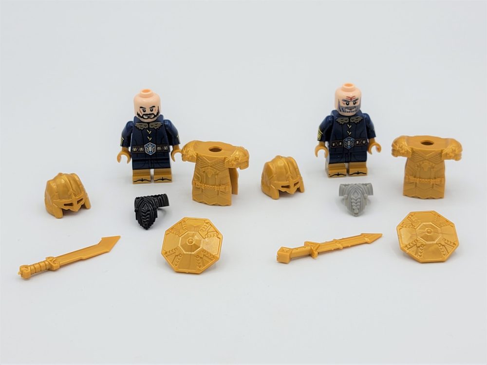 Lord the Rings Erebor Dwarves Gold Armour Minifigure Set 10pcs - Image 8