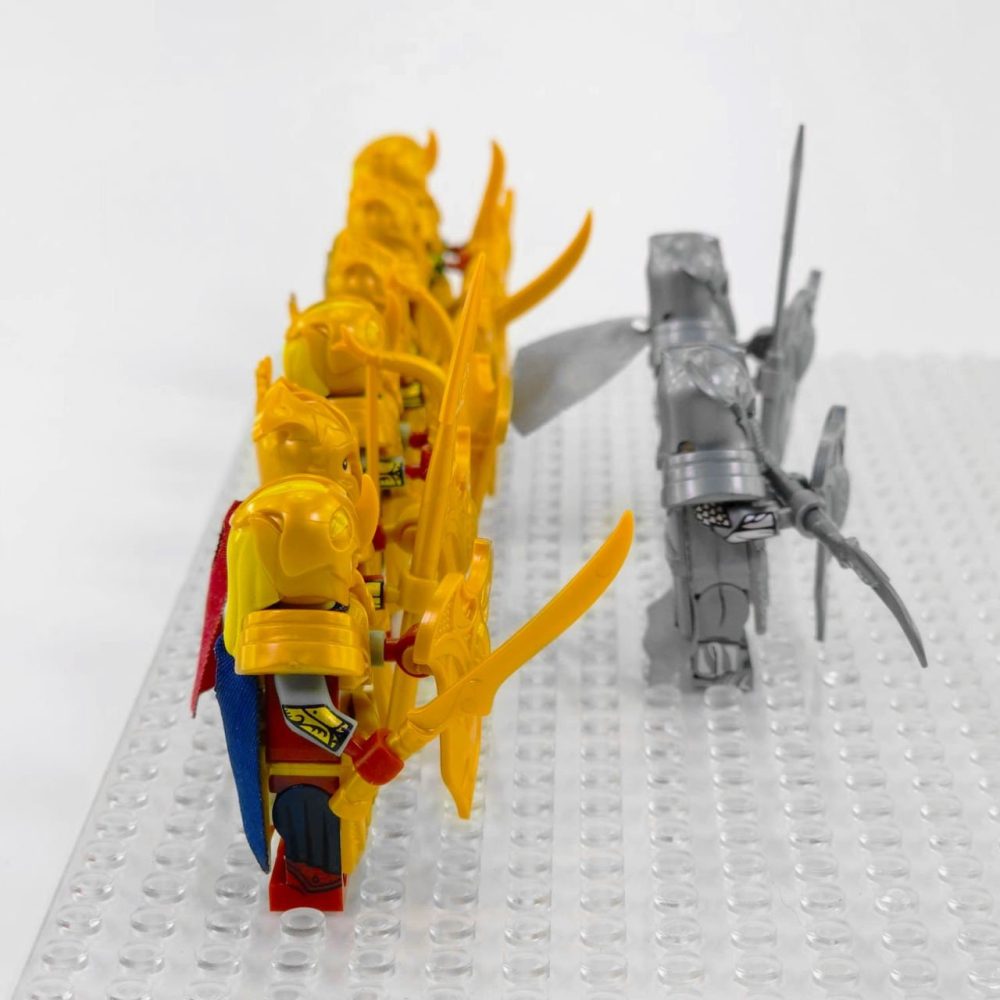 Lord the Rings Galadhrim and Mirkwood Elves Minifigure Set 8pcs - Image 4