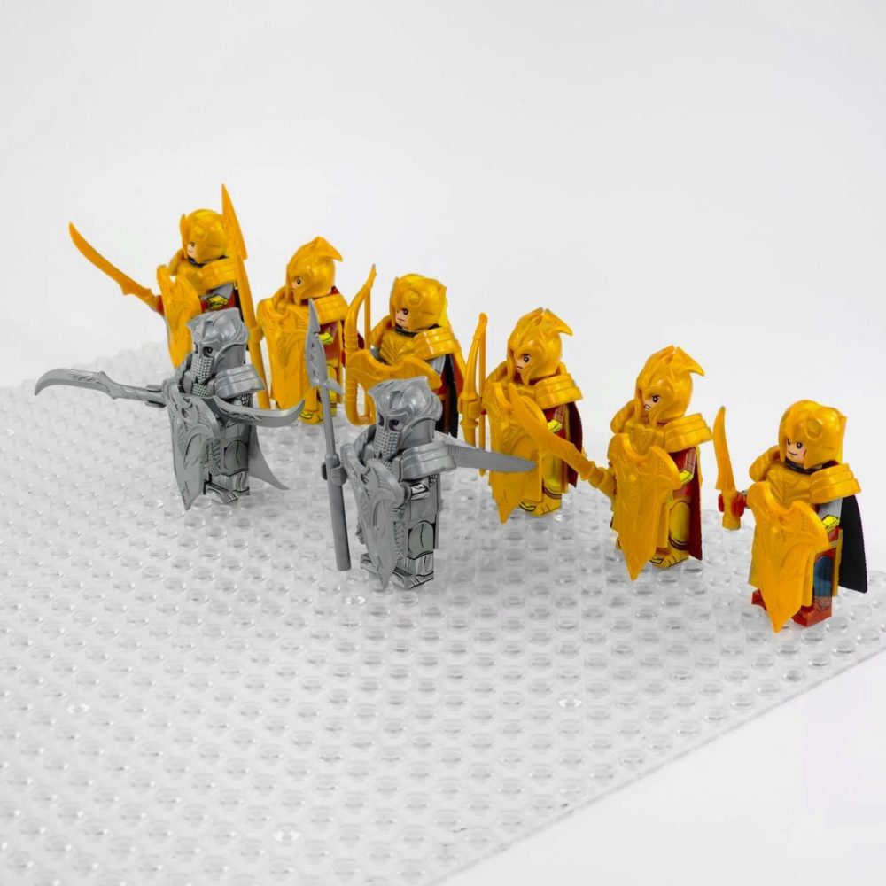Lord the Rings Galadhrim and Mirkwood Elves Minifigure Set 8pcs - Image 3