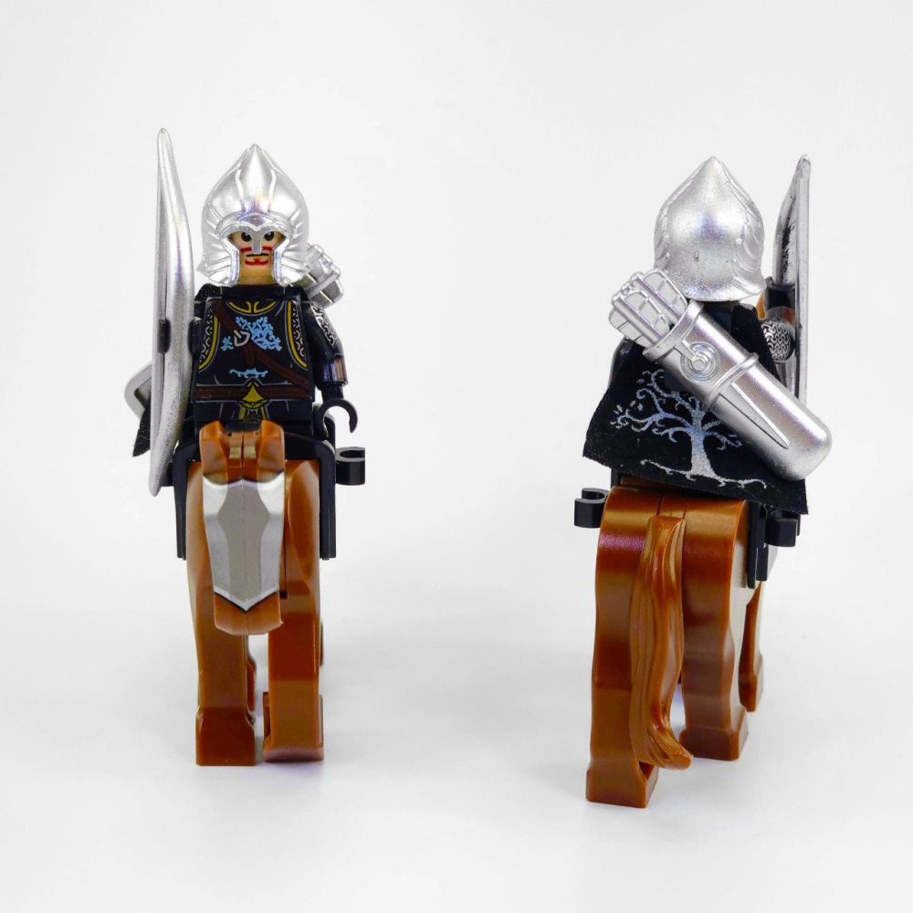 Lord the Rings Gondor Archers With Mounts Minifigure Set 10pcs - Image 5