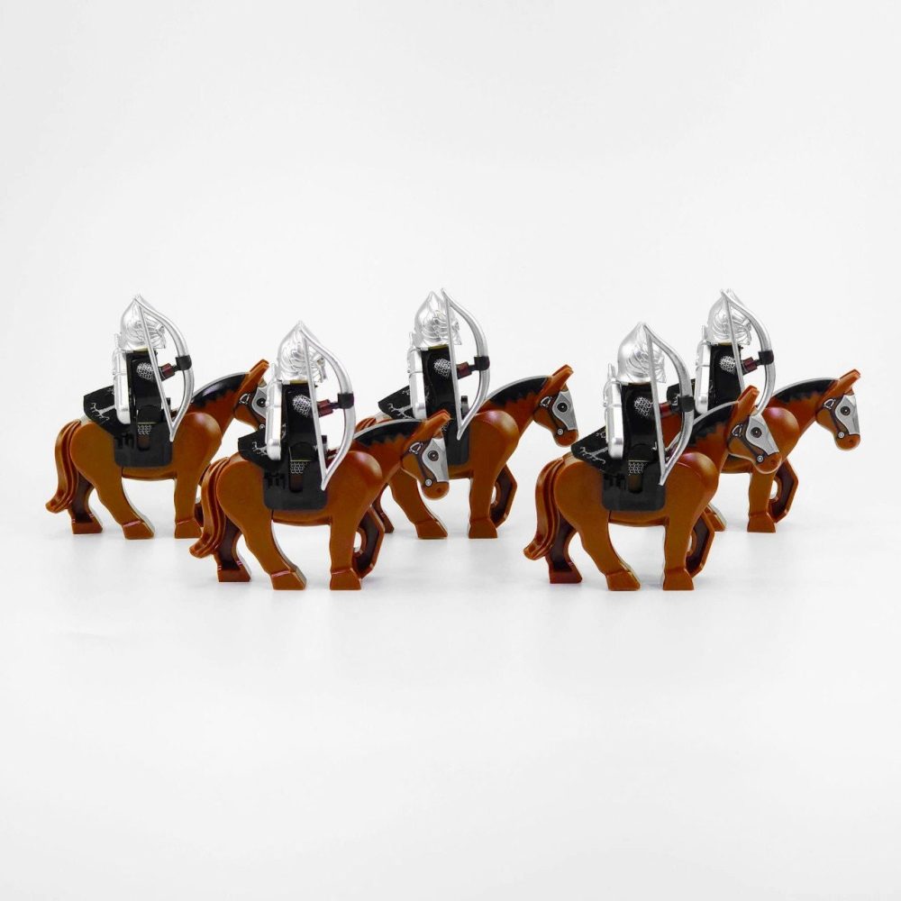 Lord the Rings Gondor Archers With Mounts Minifigure Set 10pcs - Image 4