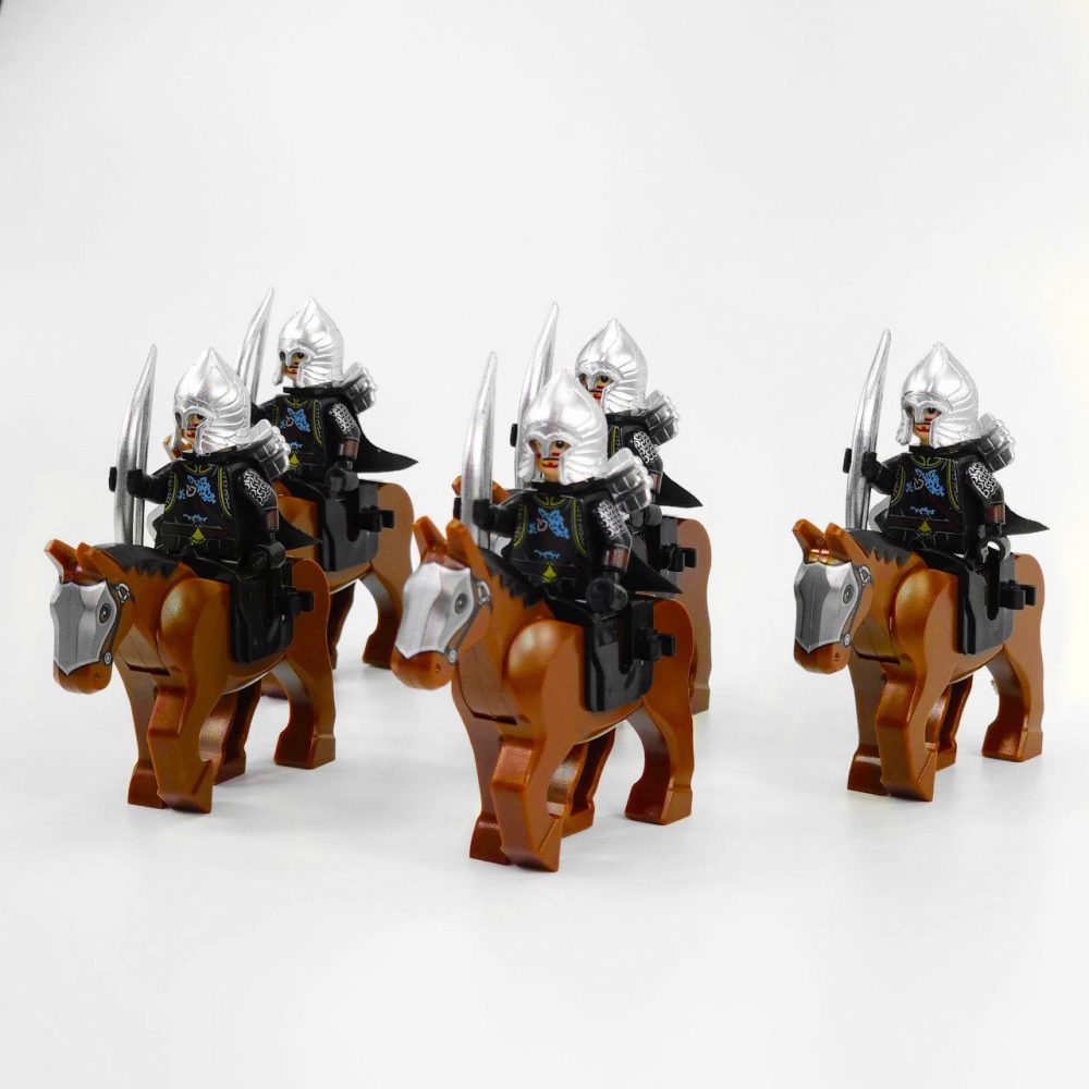 Lord the Rings Gondor Archers With Mounts Minifigure Set 10pcs - Image 2