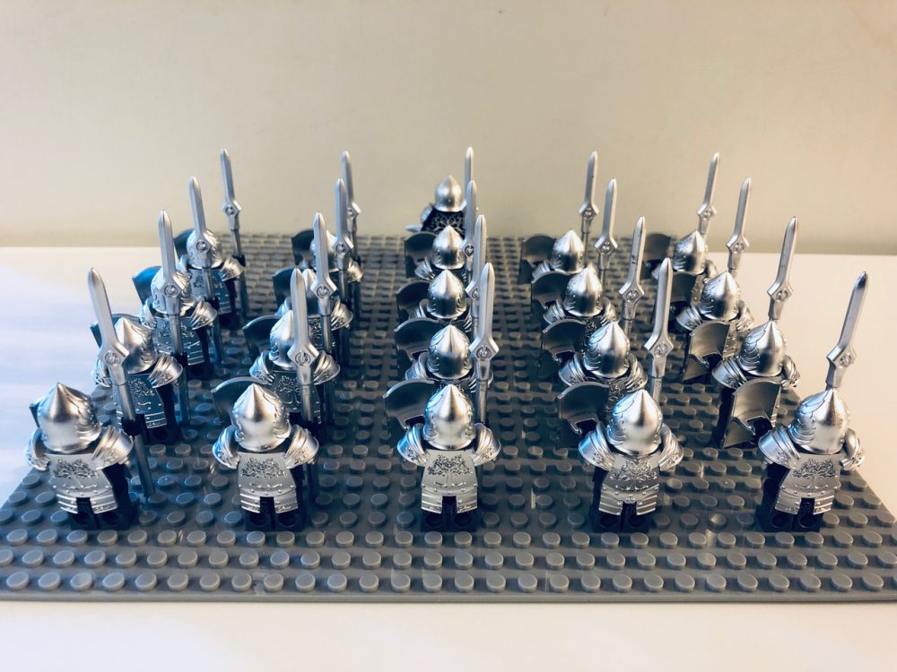 Lord the Rings Gondor Heavy Spears Minifigure Set 21pcs - Image 4