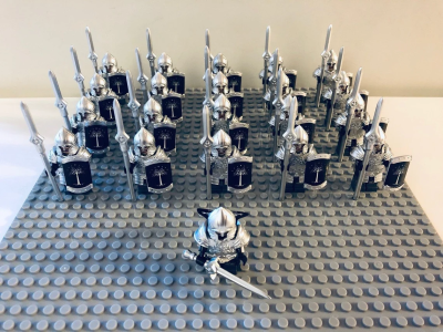 Lord the Rings Gondor Heavy Spears Minifigure Set 21pcs