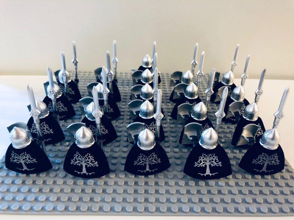 Lord the Rings Gondor Light Spears Minifigure Set 21pcs - Image 4