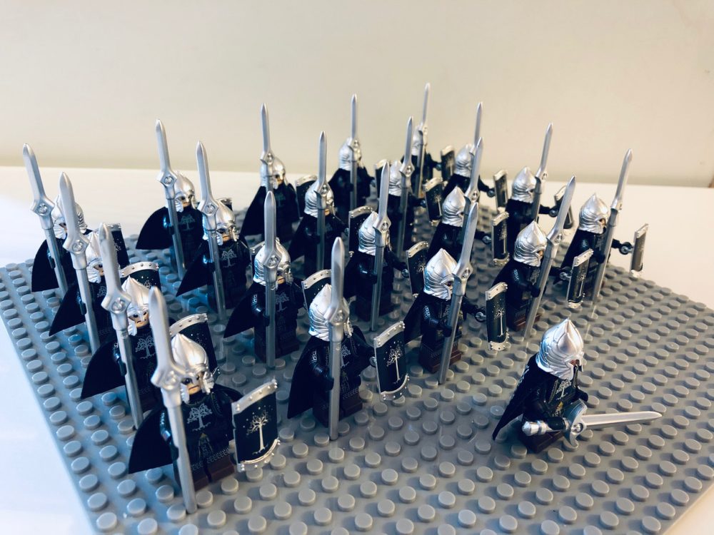 Lord the Rings Gondor Light Spears Minifigure Set 21pcs - Image 2