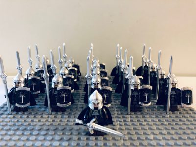 Lord the Rings Gondor Light Spears Minifigure Set 21pcs