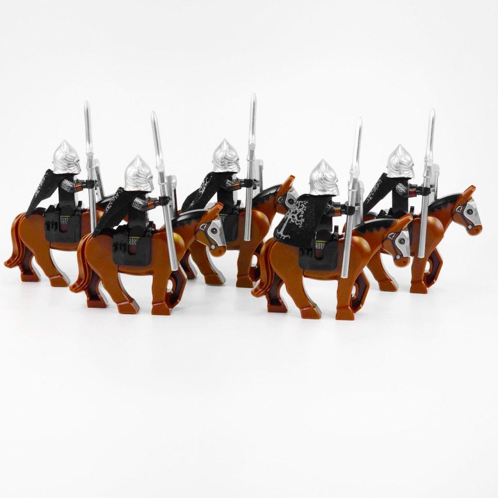 lord-the-rings-gondor-spears-with-mounts-minifigure-set-10pcs