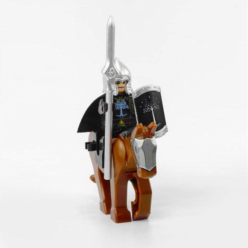 Lord the Rings Gondor Spears With Mounts Minifigure Set 10pcs - Image 6