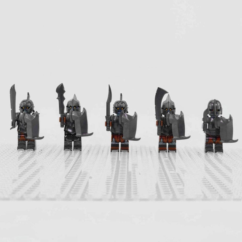 Lord the Rings Gundabad Orcs Minifigure Set 10pcs - Image 6