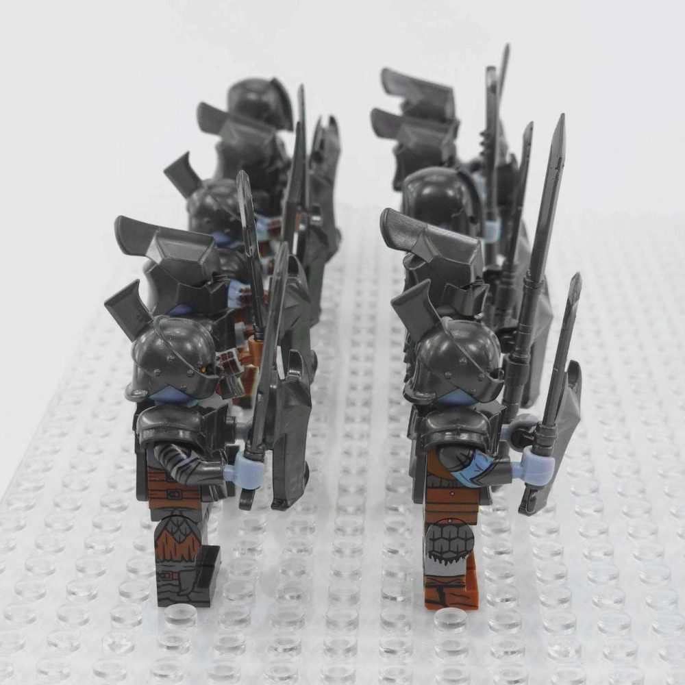 Lord the Rings Gundabad Orcs Minifigure Set 10pcs - Image 3