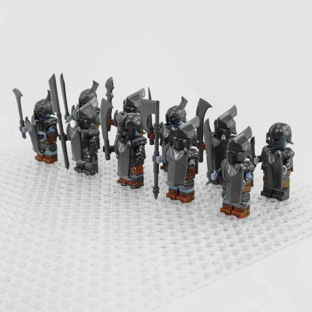 Lord the Rings Gundabad Orcs Minifigure Set 10pcs - Image 2
