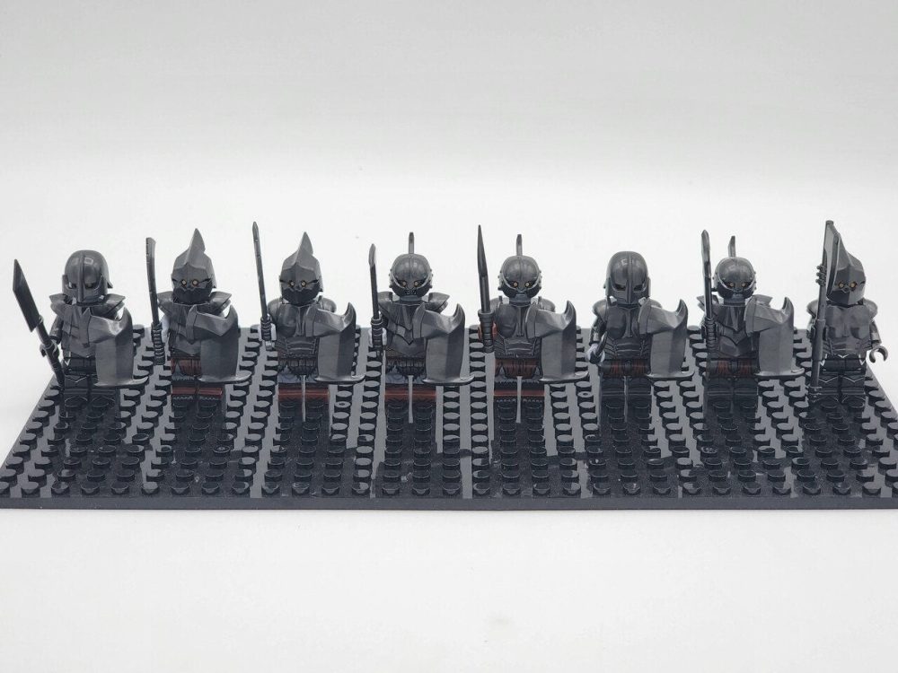 Lord the Rings Gundabad Orcs Minifigure Set 8pcs