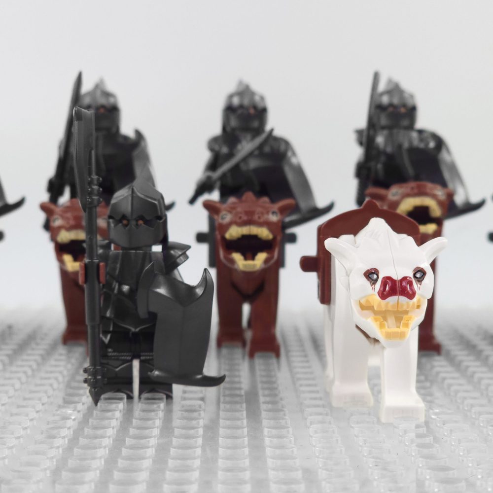 lord-the-rings-gundabad-orcs-warg-riders-minifigure-set-12pcs