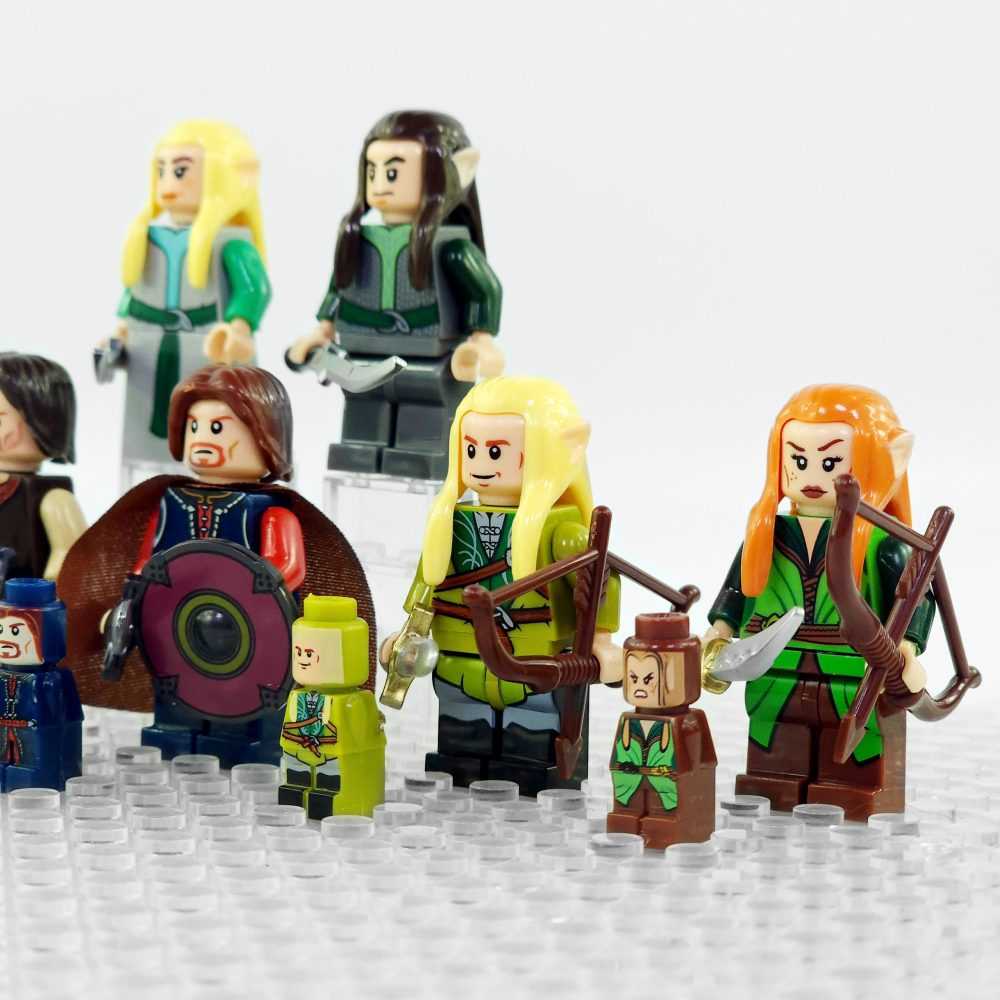 Lord the Rings High Elves and Men Minifigure Set 8pcs - Image 6