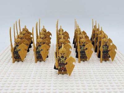 Lord the Rings High Elves Spears Minifigure Set 21pcs