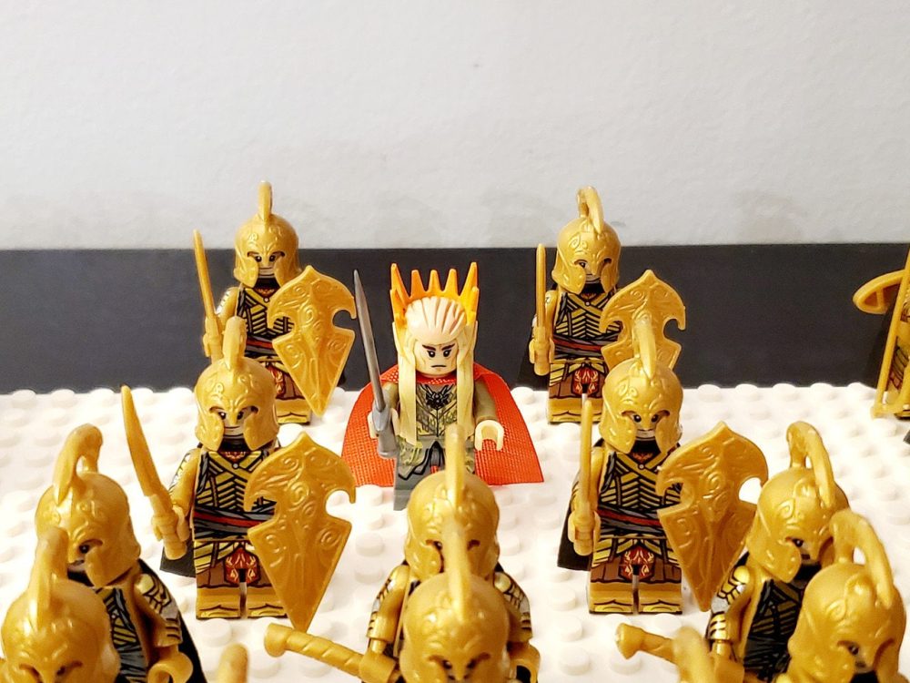 Lord the Rings High Elves & Thranduil Minifigure Set 85pcs - Image 14