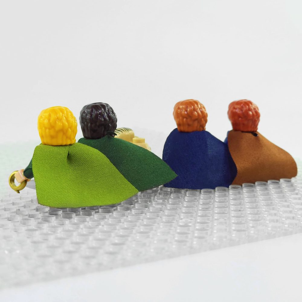 Lord the Rings Hobbits the Shire Frodo Sam Merry Pippin Gollum Minifigure Set 4pcs - Image 6