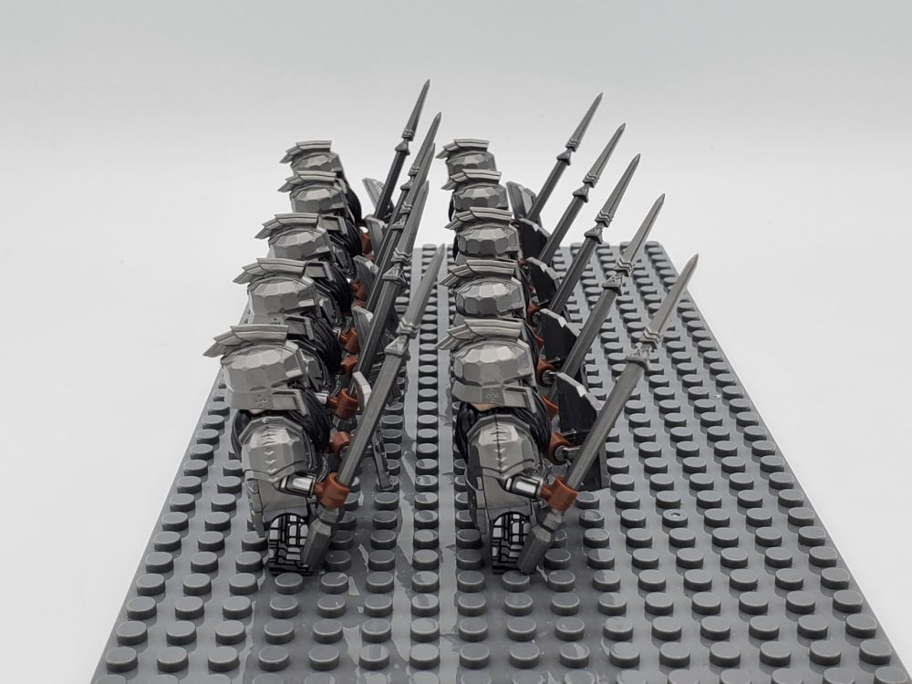 Lord the Rings Iron Hill Dwarves Spears Minifigure Set 10pcs - Image 5