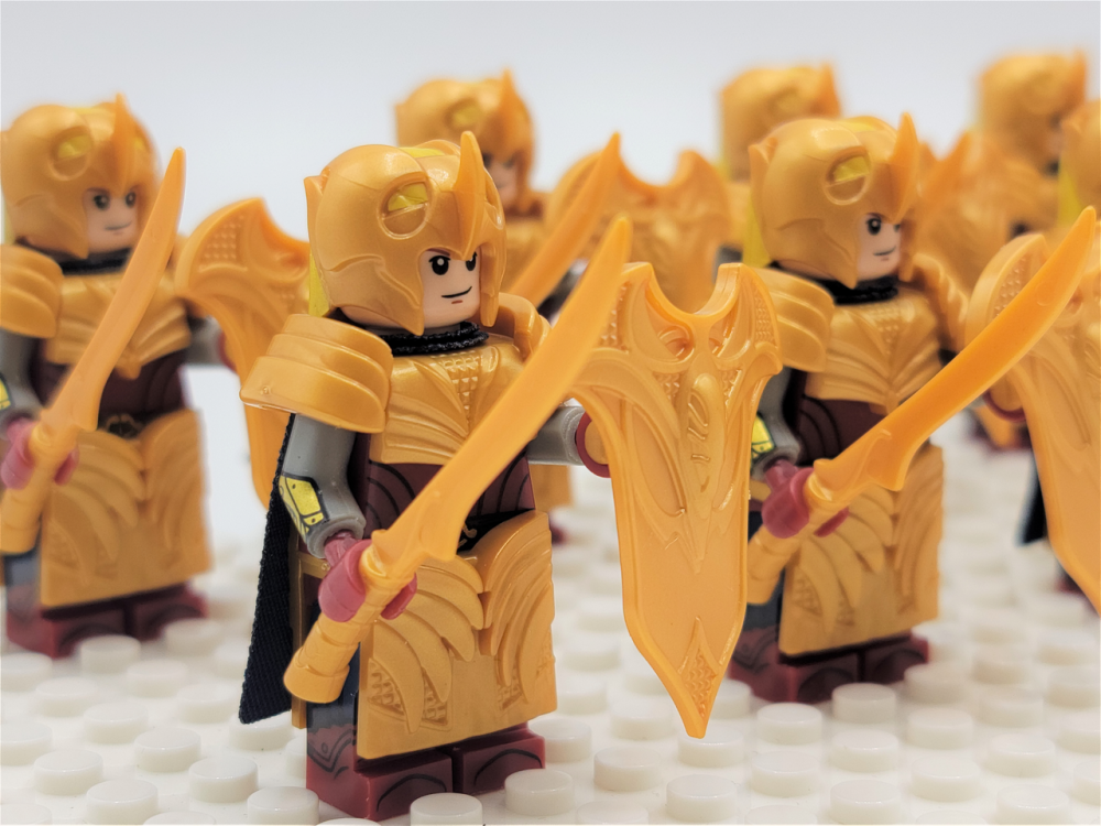 Lord the Rings Galadhrim Elves Swords Minifigure Set 10pcs - Image 6