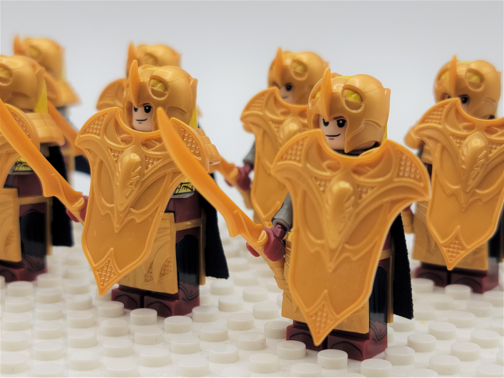 Lord the Rings Galadhrim Elves Swords Minifigure Set 10pcs - Image 5