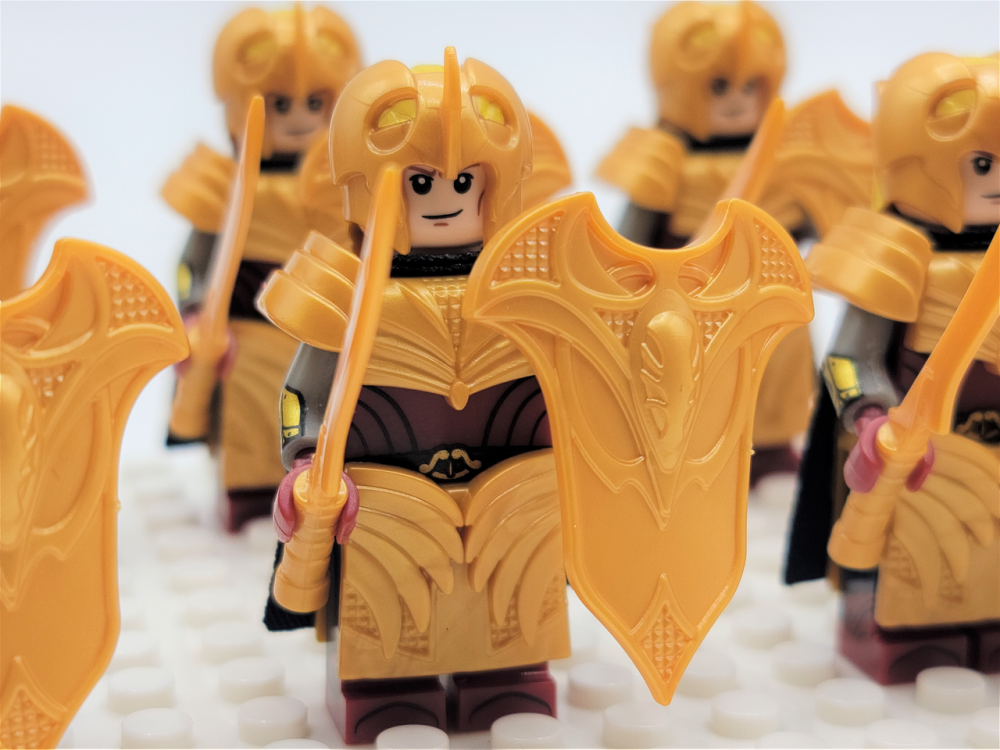 Lord the Rings Galadhrim Elves Swords Minifigure Set 10pcs - Image 4