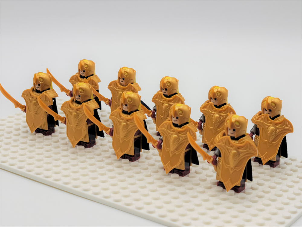 Lord the Rings Galadhrim Elves Swords Minifigure Set 10pcs - Image 2