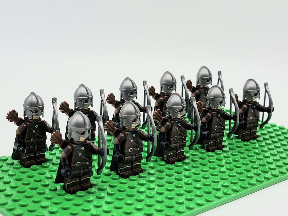 Lord the Rings Riders Rohan Archers Minifigure Set 10pcs - Image 2