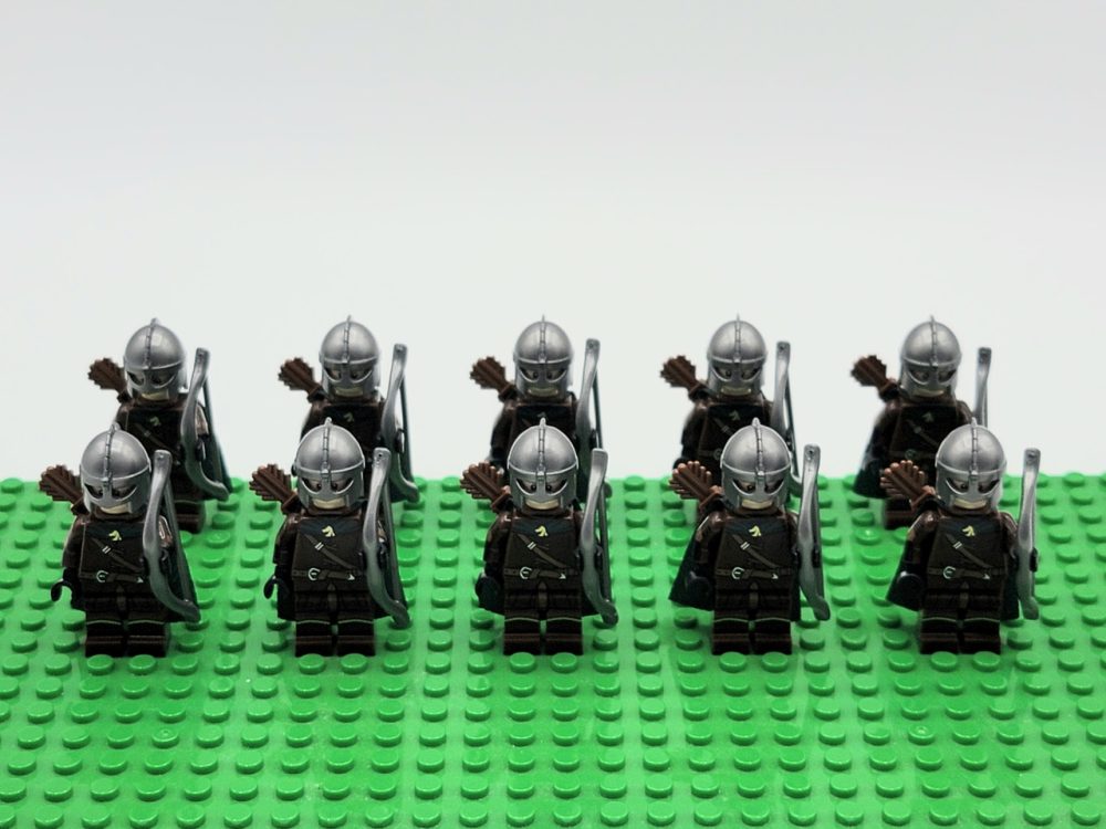 Lord the Rings Riders Rohan Archers Minifigure Set 10pcs