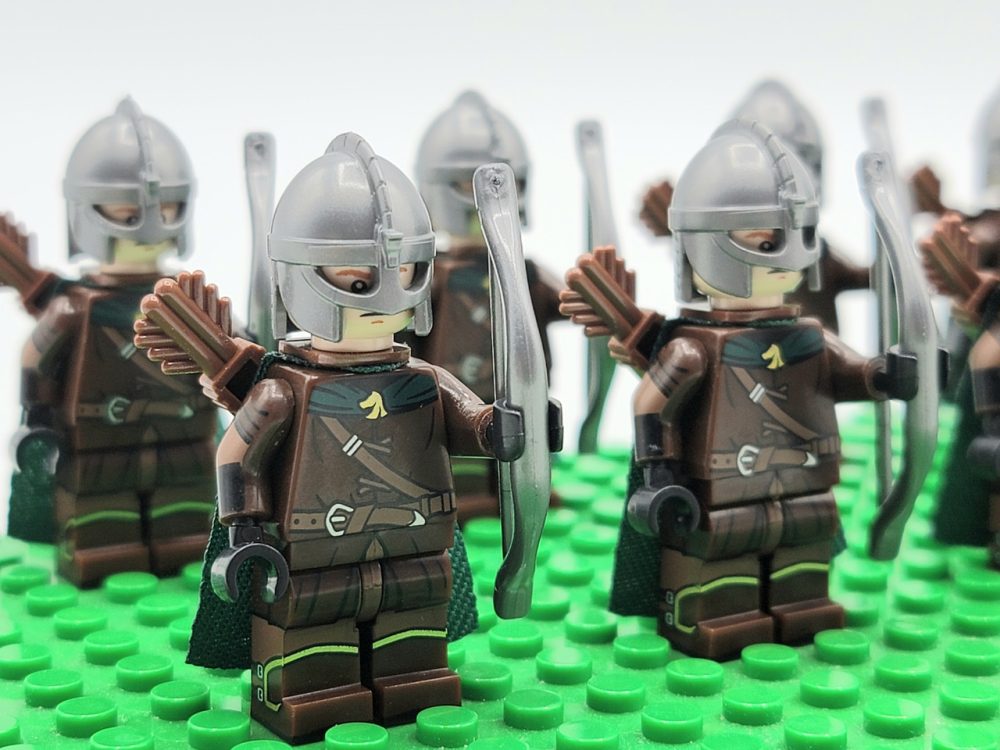 Lord the Rings Riders Rohan Archers Minifigure Set 10pcs - Image 8