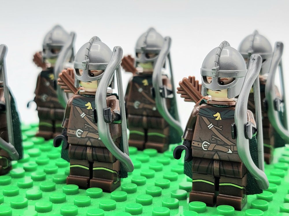 Lord the Rings Riders Rohan Archers Minifigure Set 10pcs - Image 7