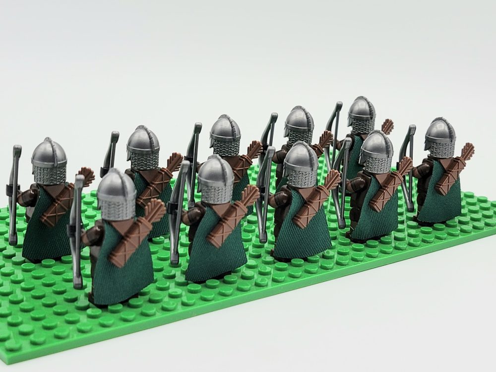 Lord the Rings Riders Rohan Archers Minifigure Set 10pcs - Image 6