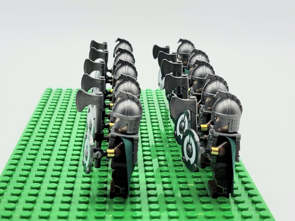 Lord the Rings Riders Rohan Axes Minifigure Set 10pcs - Image 5