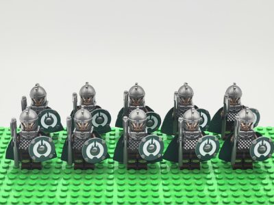 Lord the Rings Riders Rohan Axes Minifigure Set 10pcs