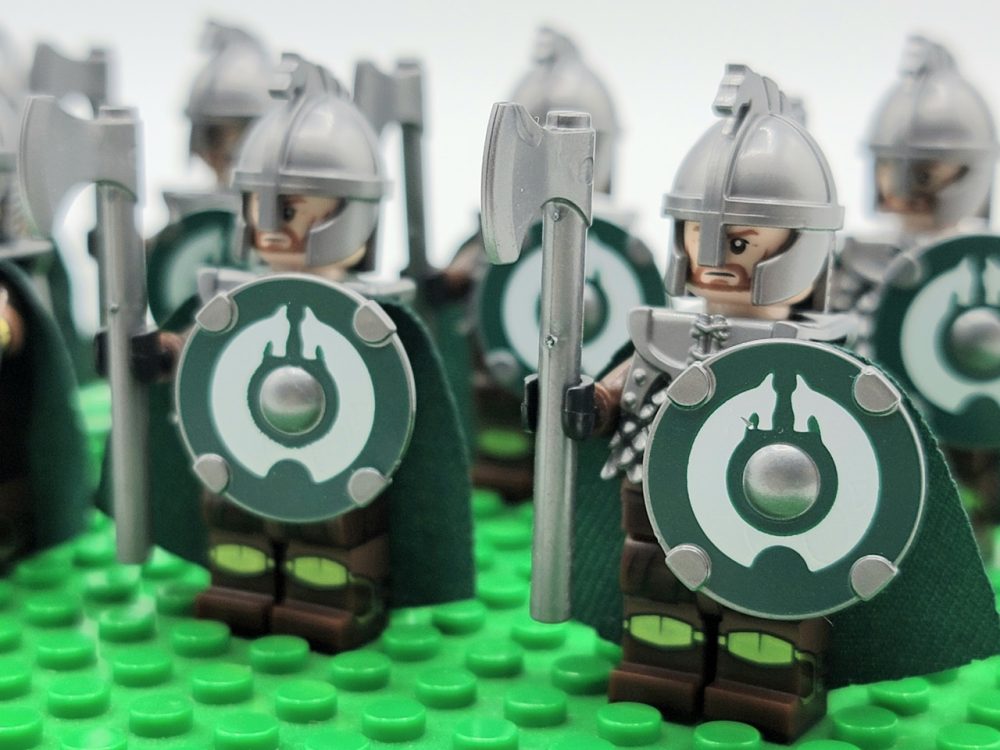 Lord the Rings Riders Rohan Axes Minifigure Set 10pcs - Image 8