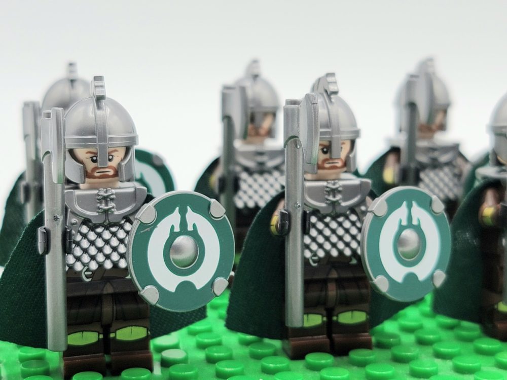 Lord the Rings Riders Rohan Axes Minifigure Set 10pcs - Image 7