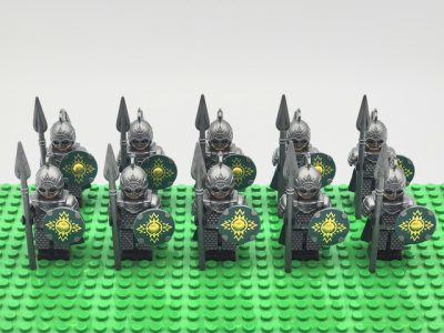 Lord the Rings Riders Rohan Lances Minifigure Set 10pcs